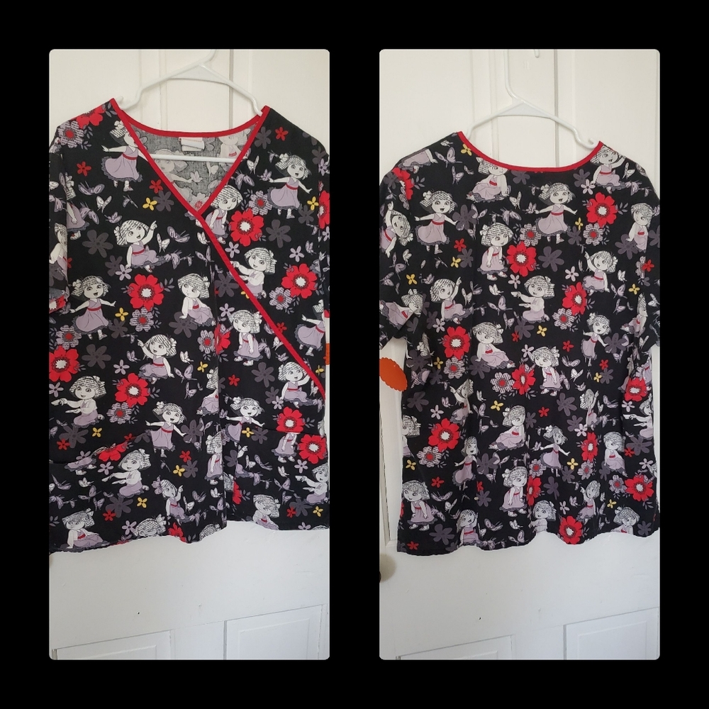 Dora the explorer scrub top